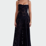 Dlouhé květinové šaty