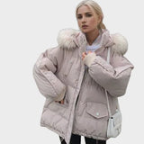 Silke | Stylová prošívaná bunda s kožíškem